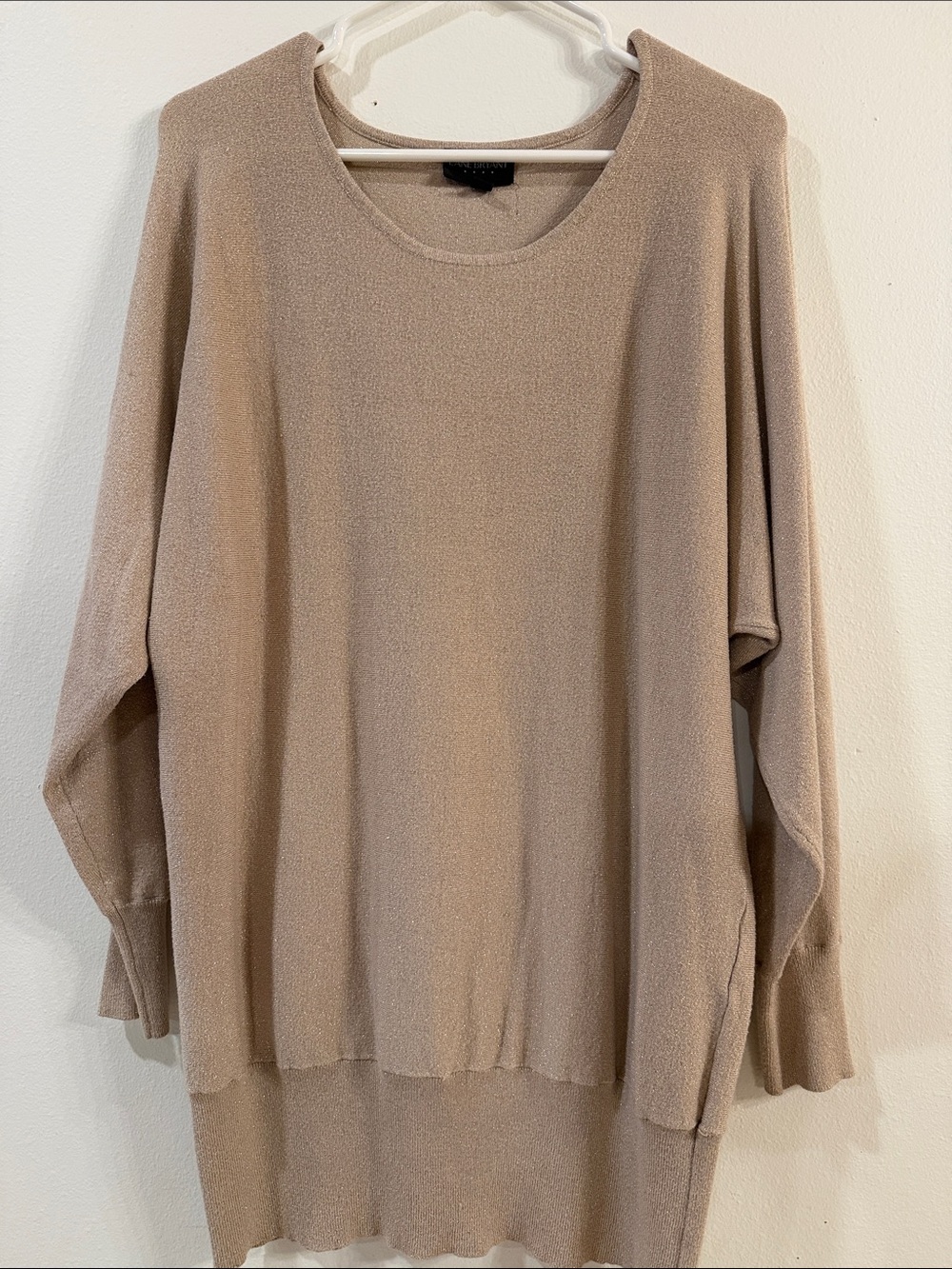 Lane Bryant Taupe Crewneck Sweater